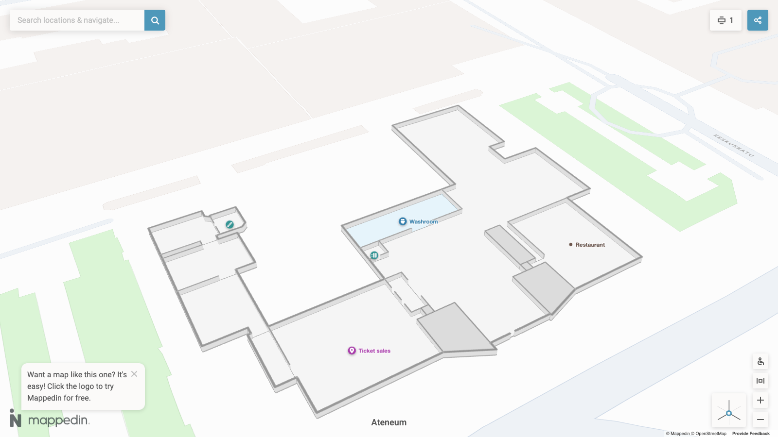 Ateneum map preview