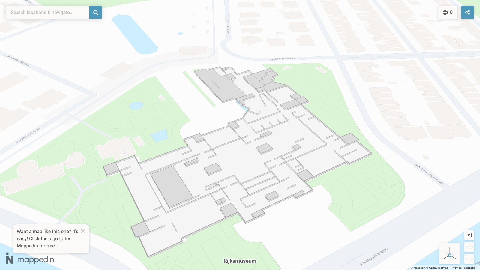 Rijksmuseum map preview