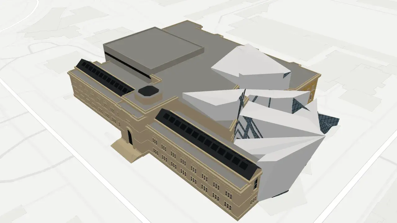 Royal Ontario Museum 3D view
